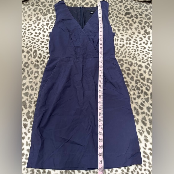 Banana Republic V-Neck Sleeveless Dress in Blue Size 0 Women’s - Picture 14 of 17
